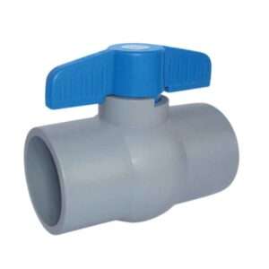 Rangan PVC Ball Valve Grey - Solid Ball Valve