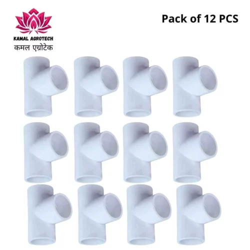 UPVC TEE - (Pack of 12) Premium Quality Jk - UPVC Fitting