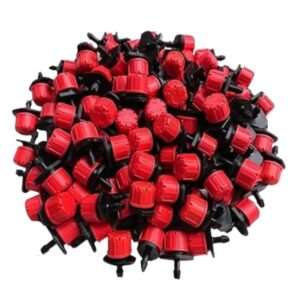 Adjustable Irrigation Dripper Sprinklers 1/4 Inch Emitters for Drip...