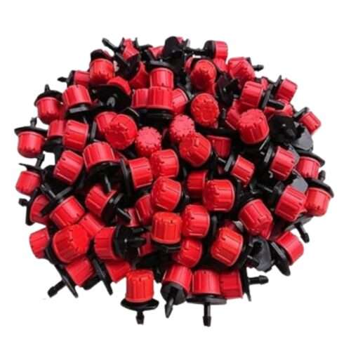 Adjustable Irrigation Dripper Sprinklers 1/4 Inch Emitters for Drip...